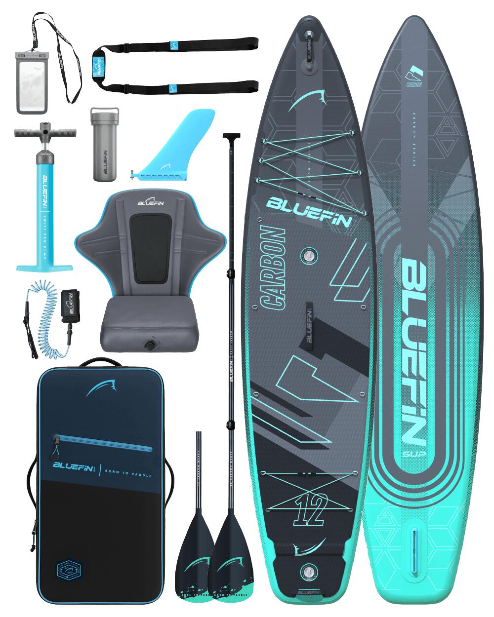 Carbon 12' Premium aufblasbares SUP-Board 1/7