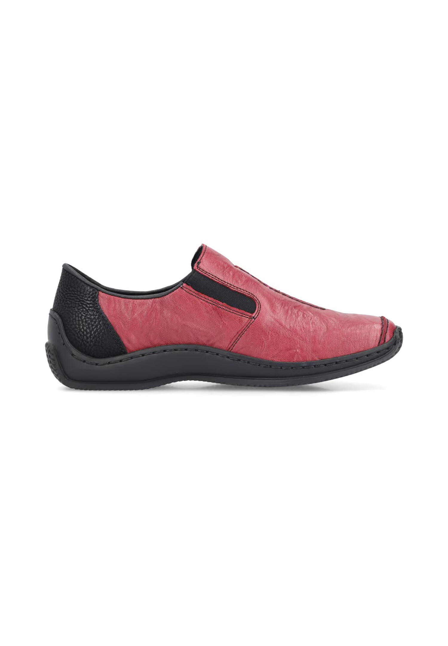 Rieker Damen Halbschuh Slipper Schuhe L1751-35 Red Combo 3/4