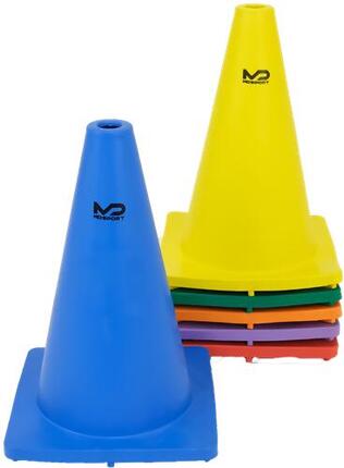 MDsport - Flexibler Kegel - groß - Set mit 6 - alle Farben