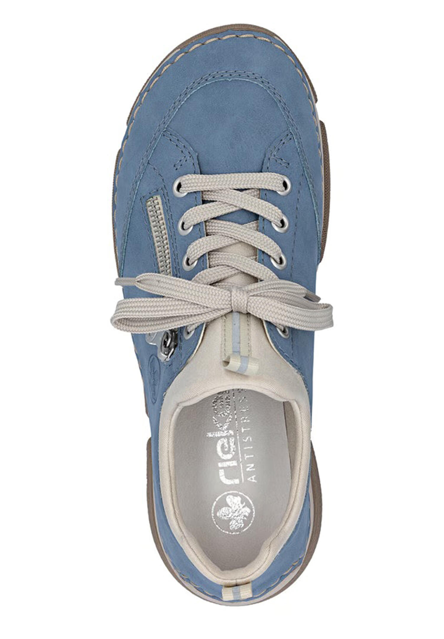Rieker Damen Halbschuh Slipper Schuhe 45973-14 Blau 5/5