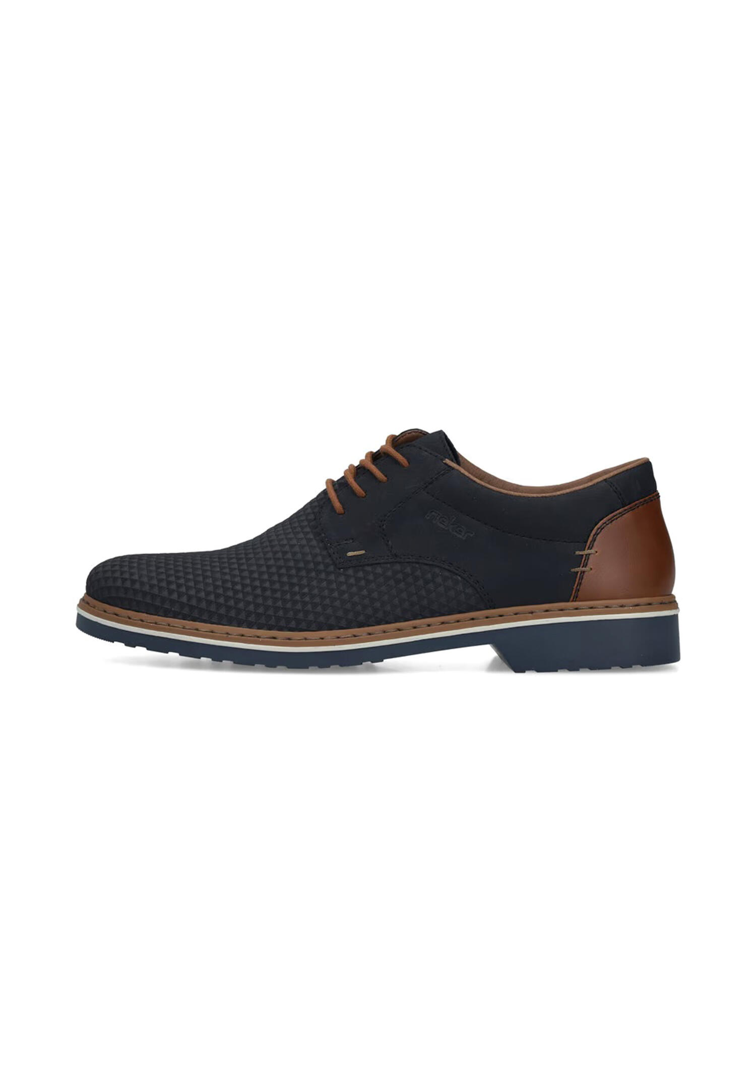 Rieker Herren Schnürschuh Halbschuh Komfort Extraweite 16504-16 Blau 2/5
