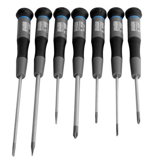 Set tournevis électroniques Unior 7 pièces