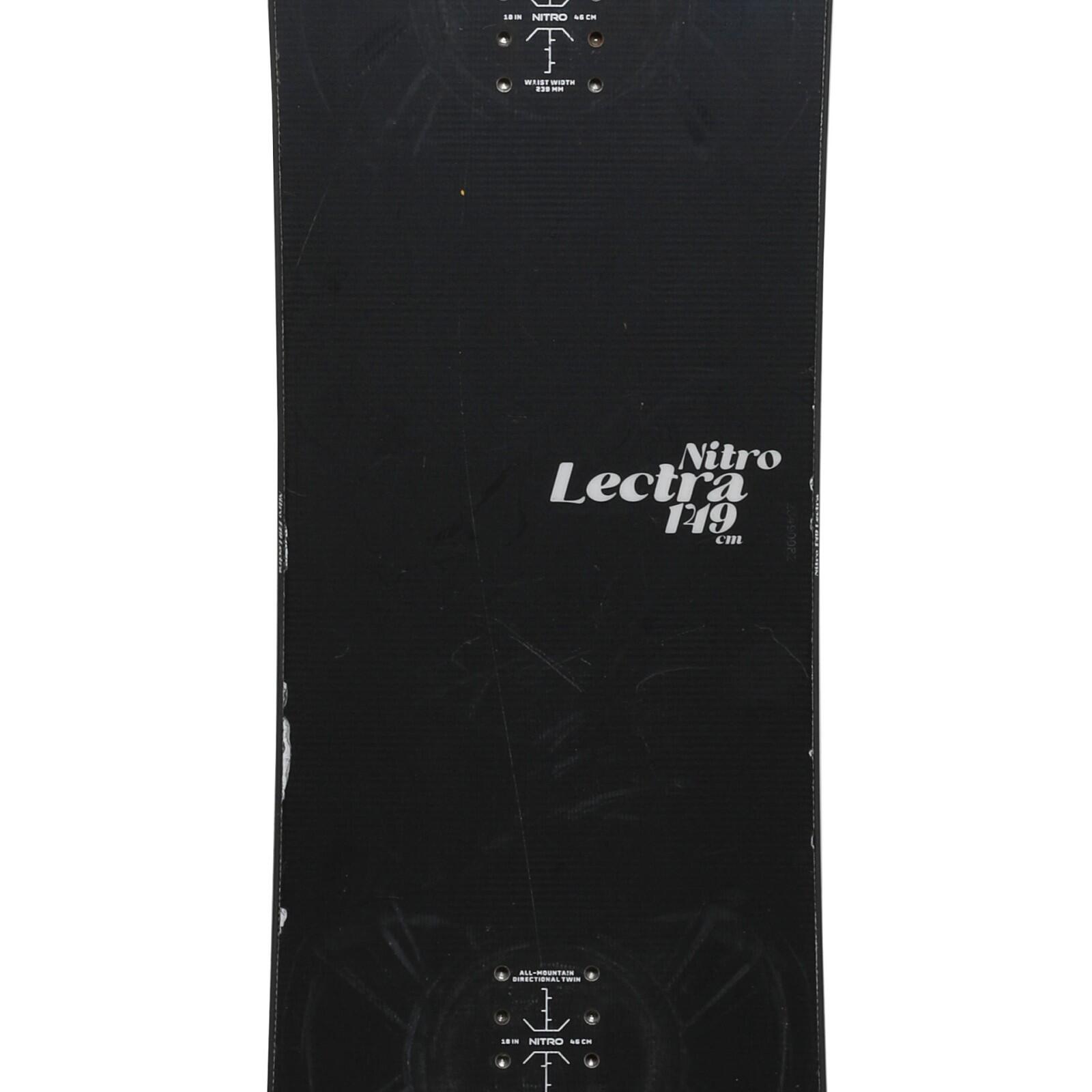 RECONDITIONNE - Snowboard Nitro Lectra + Fixation Coque 3/4