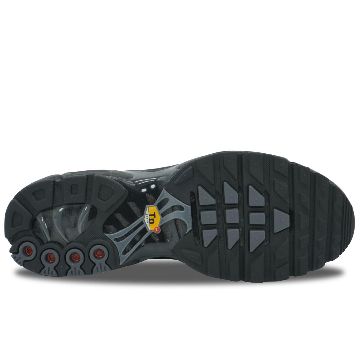 Nike Air Max Plus TN Black Metallic Silver 3/4