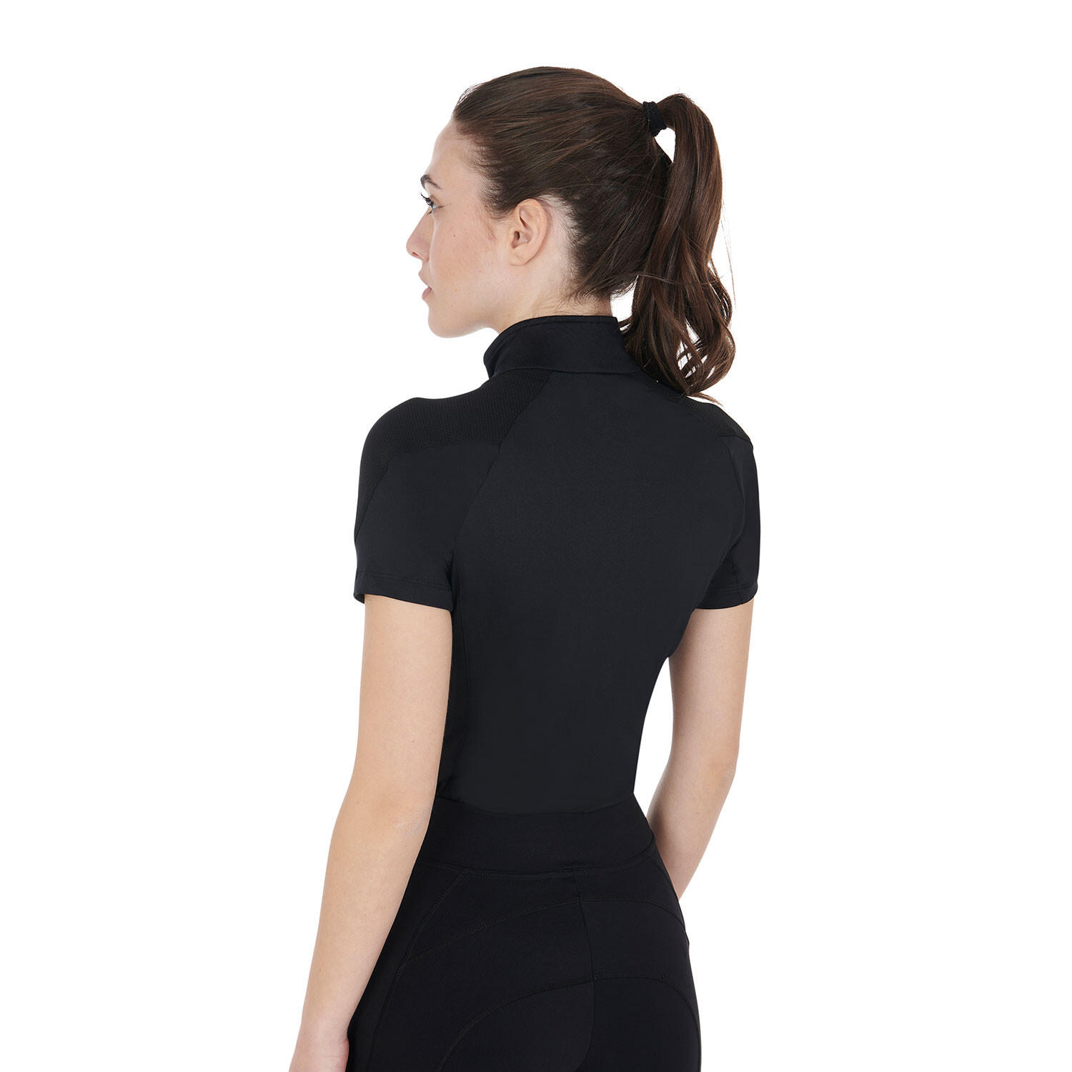 Camiseta interior mujer manga corta ajuste slim 2/7