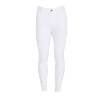 Heren zomer slim fit broek in bi-stretch technische stof
