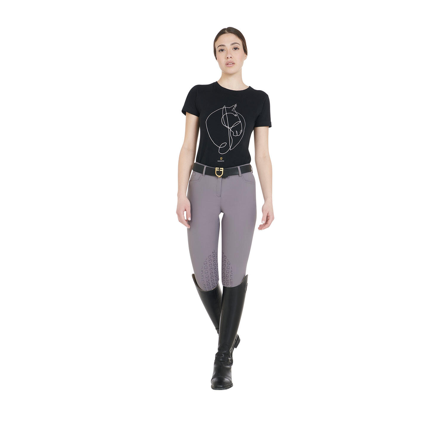 Damen sommer slim fit hose aus bi-stretch technischem spandexgewebe 7/7