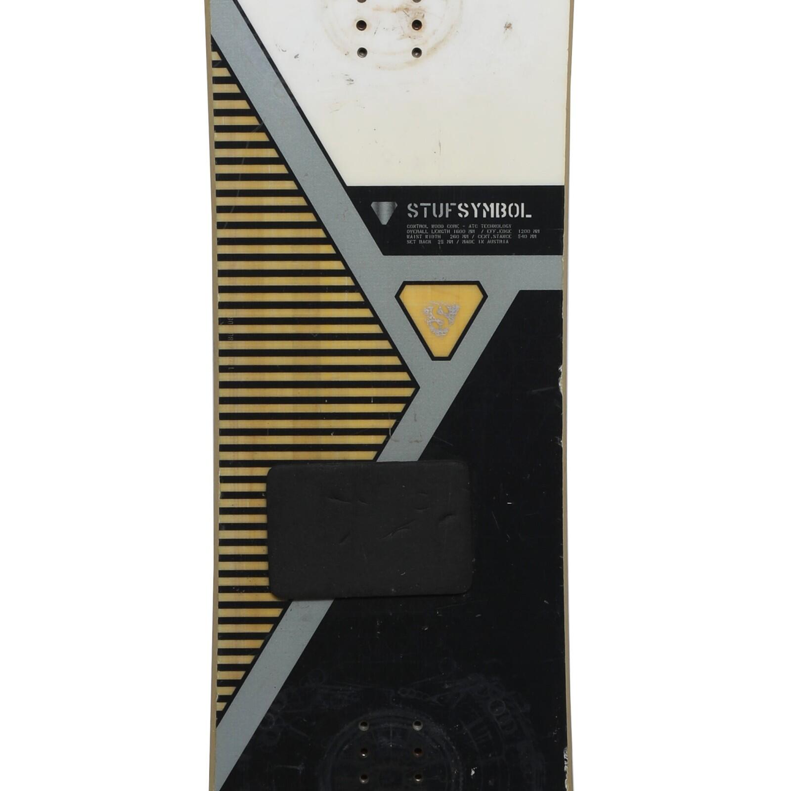 RECONDITIONNE - Snowboard Stuf Symbole + Fixation Coque 3/4