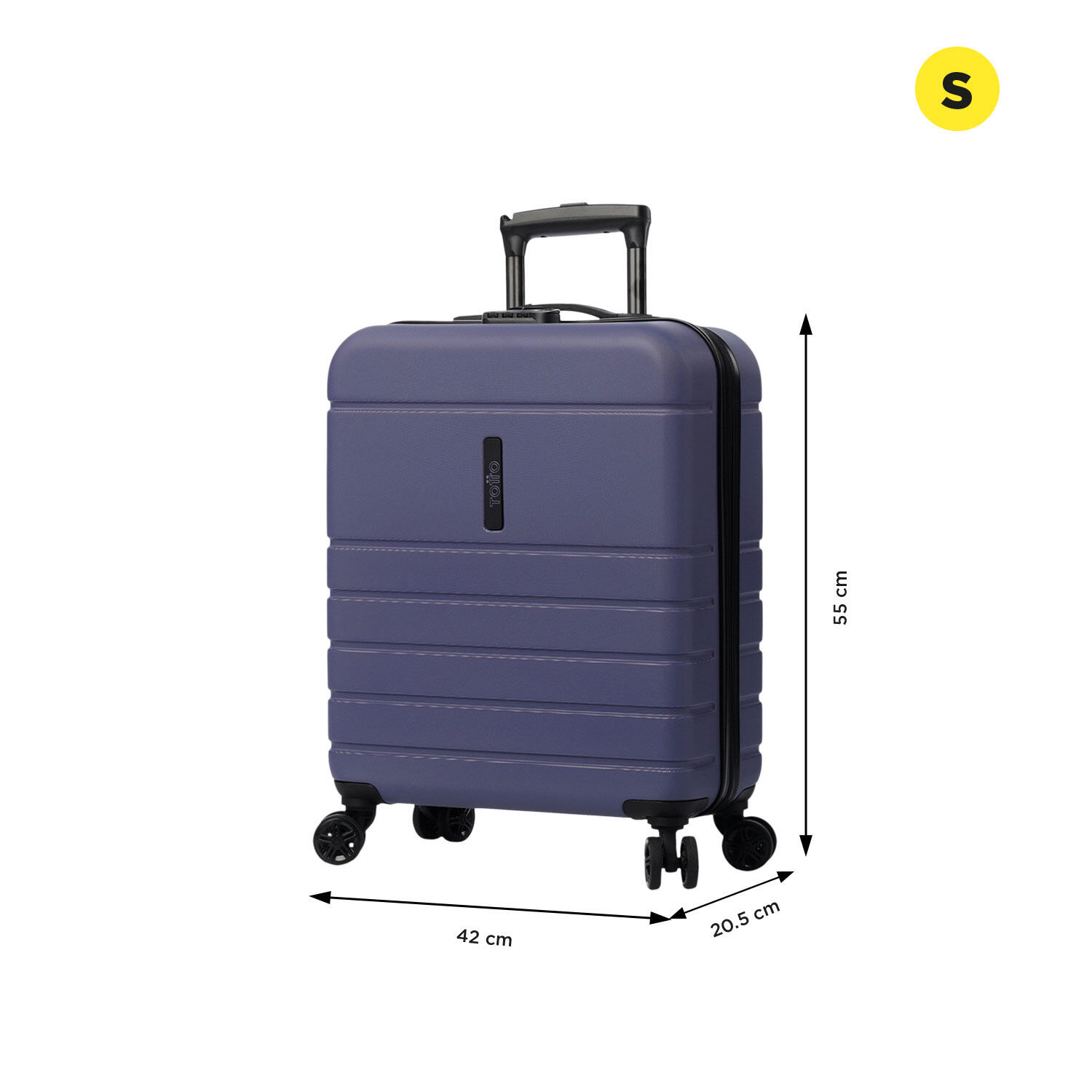 Totto Maleta de cabina Prop S Skipper Blue Poliéster 42 x 55 x 20.5 cm 3/5