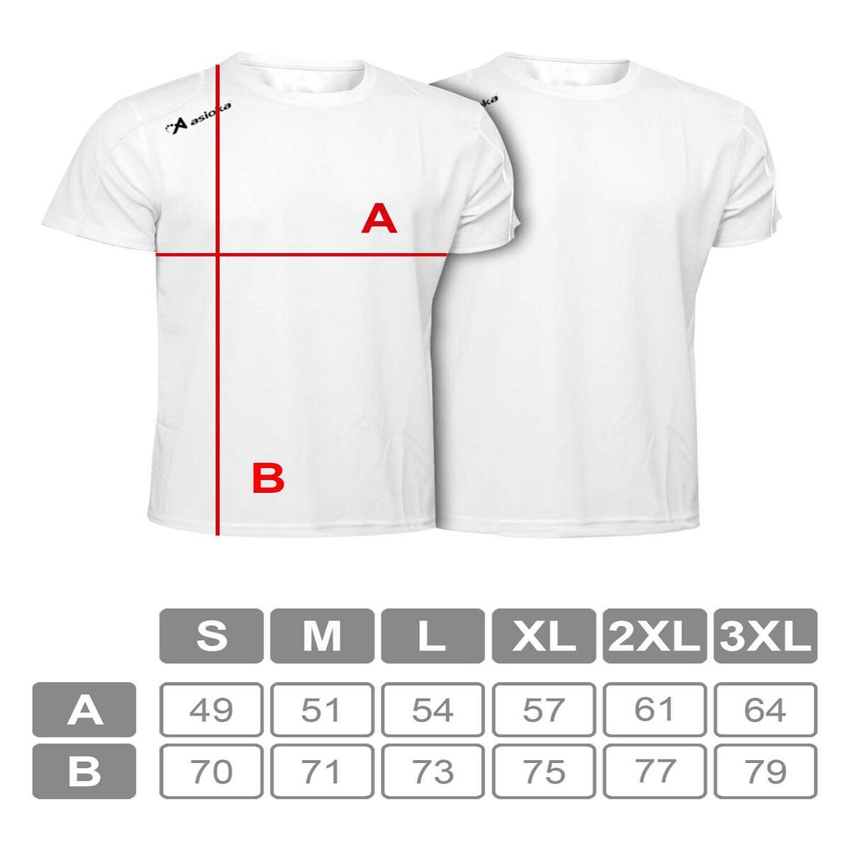 Pack 2 camisetas deporte para hombre Asioka RÍO Blanco.Secado Rápido. 4/7