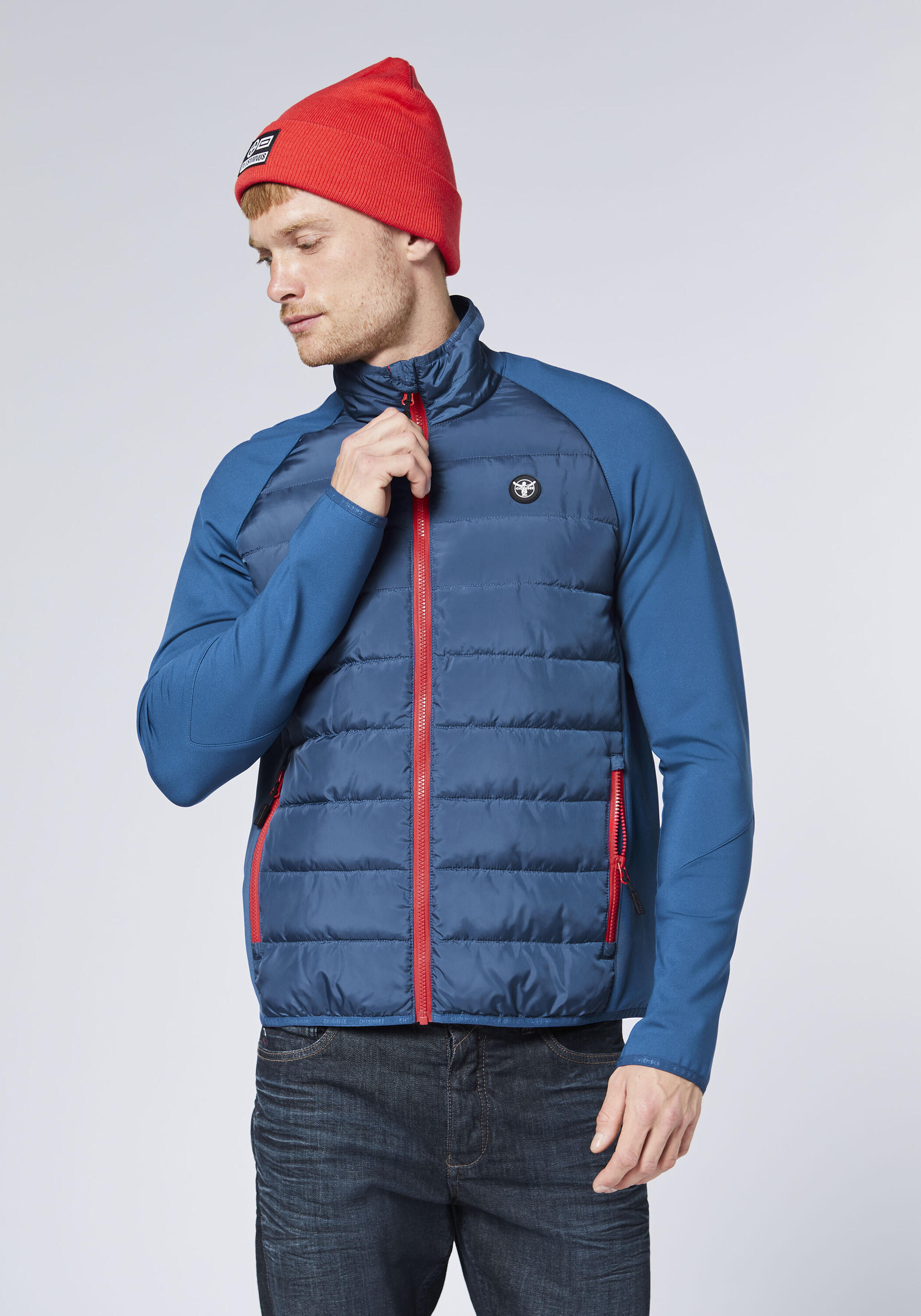 Funktionsjacke mit Kontrastdetails 3/7