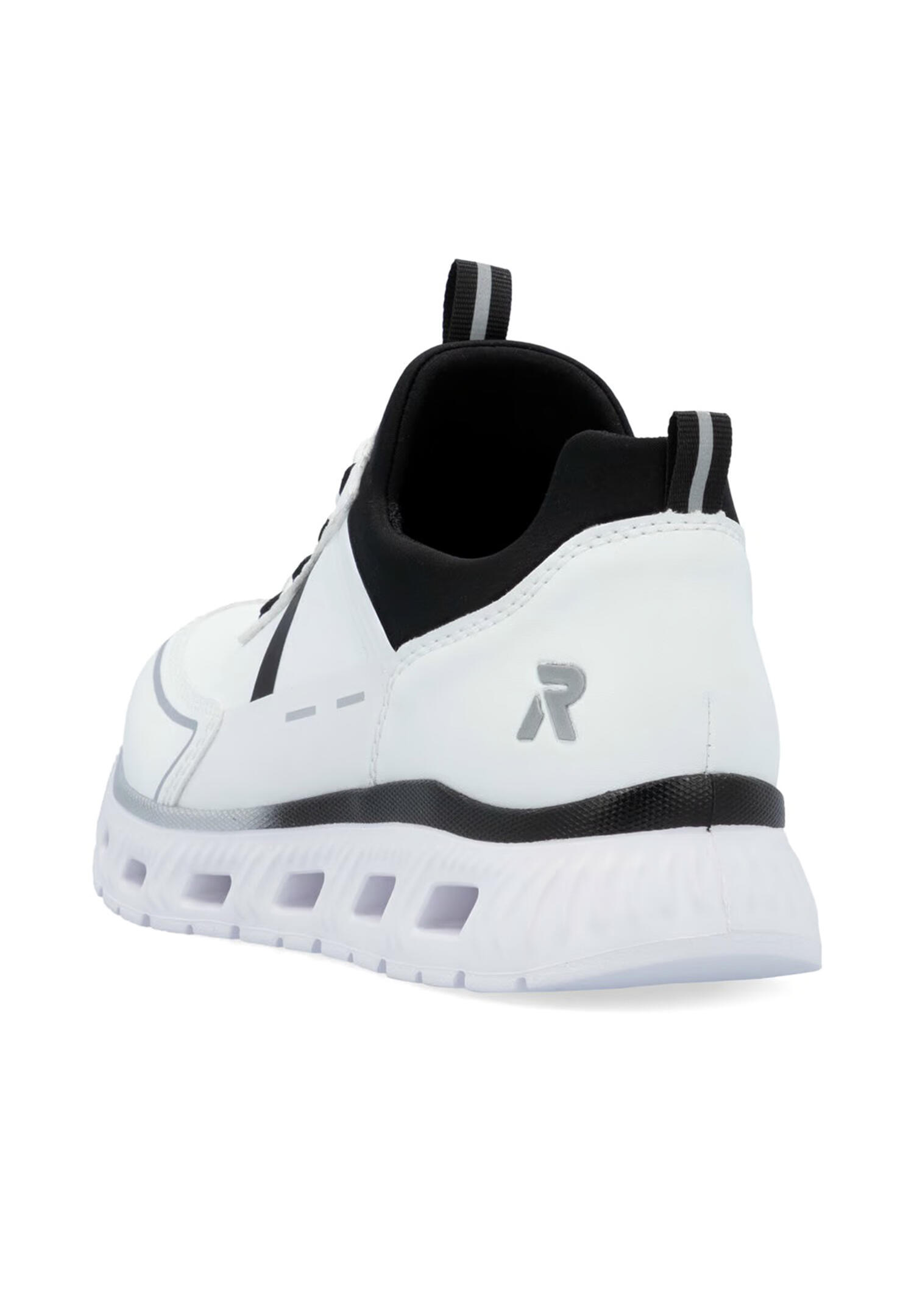 Rieker Damen EDINA Sneaker vegan MemoSoft  M6062-80  White Combi 4/6