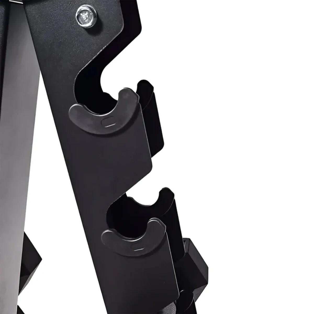 Rack vertical d’haltères pour 6 paires – Gain de place & Durable 4/5