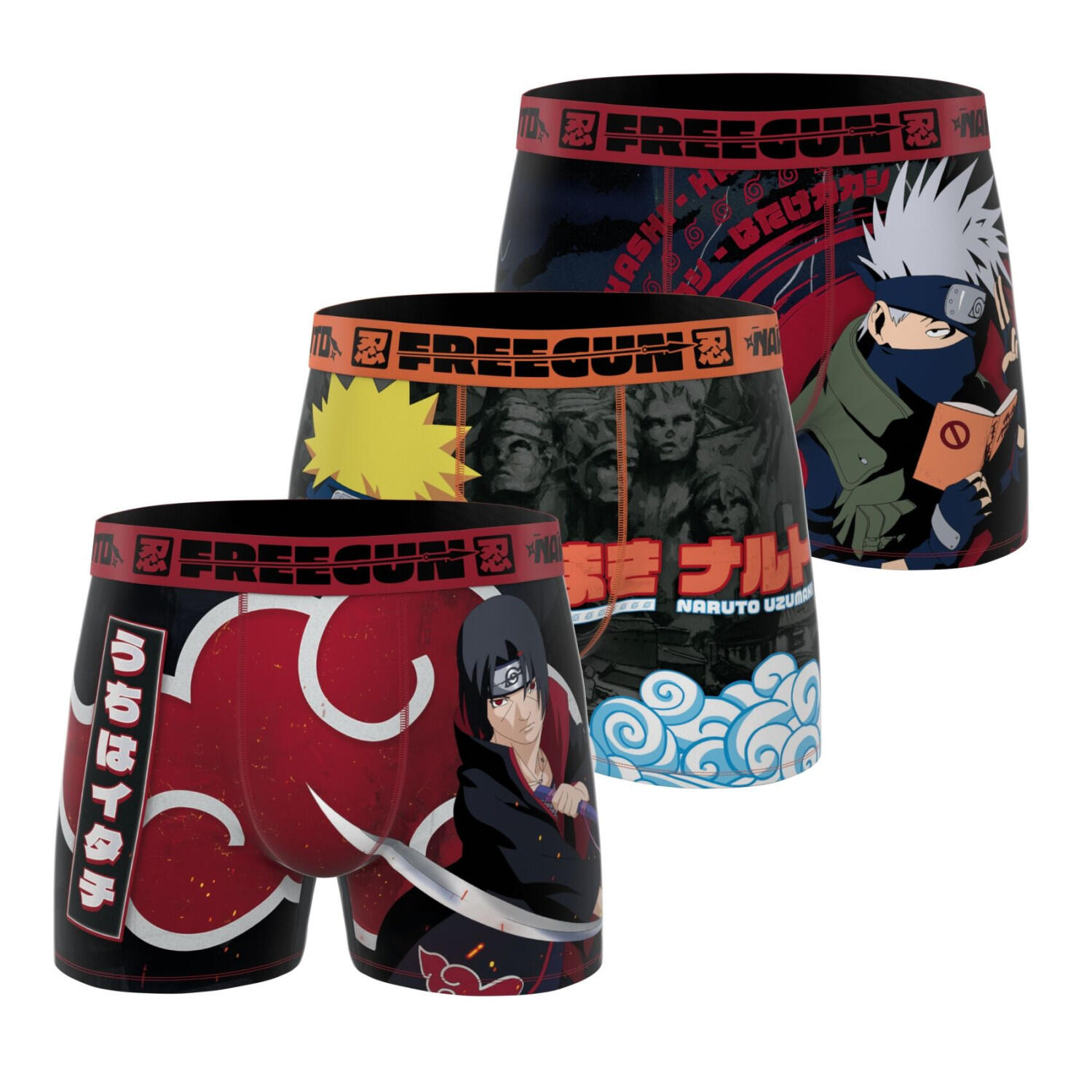 Lot de 3 boxers homme Naruto Classic 1/5