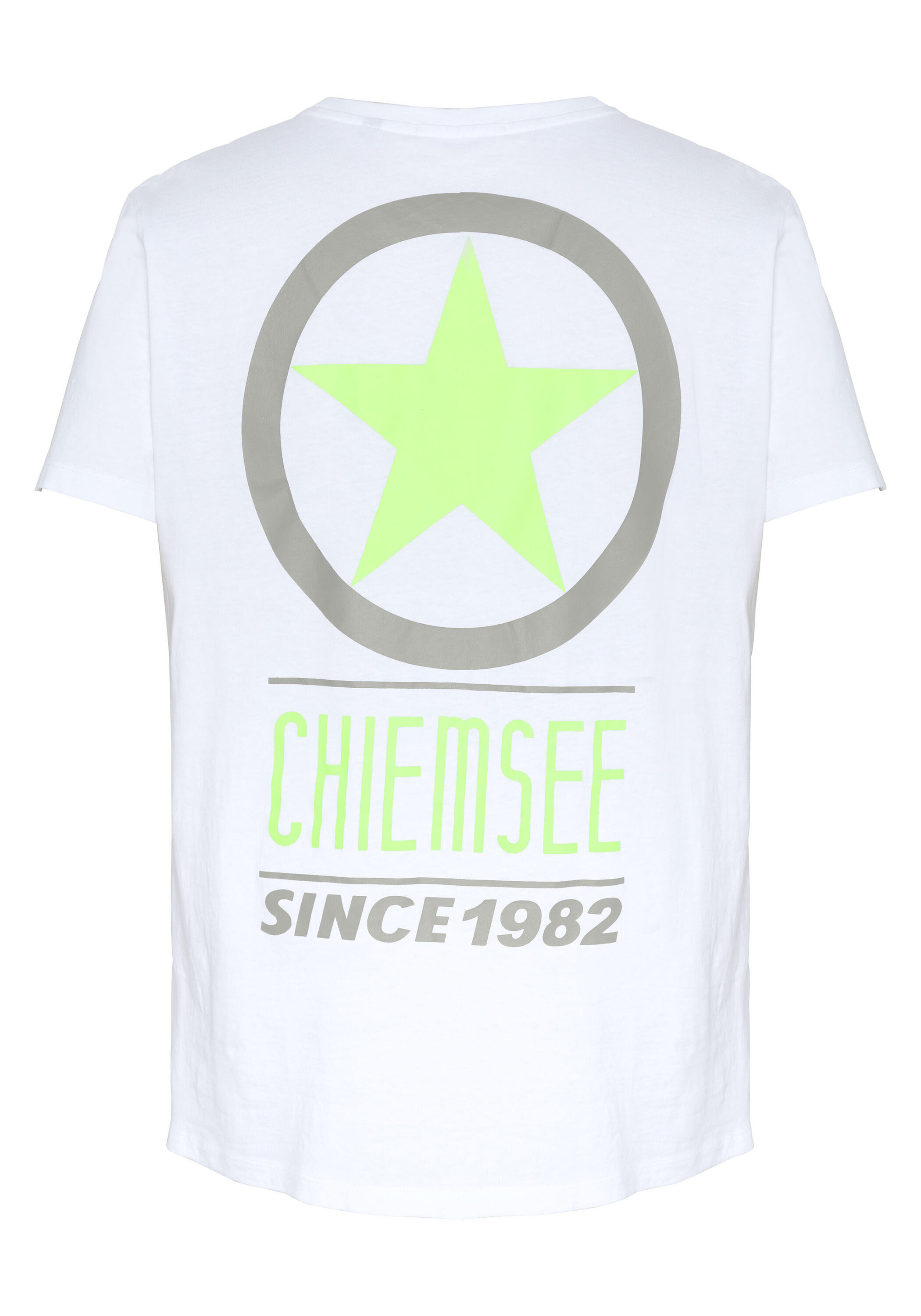 T-Shirt Kurzarmshirt mit Retro-Print im Rücken 2/7