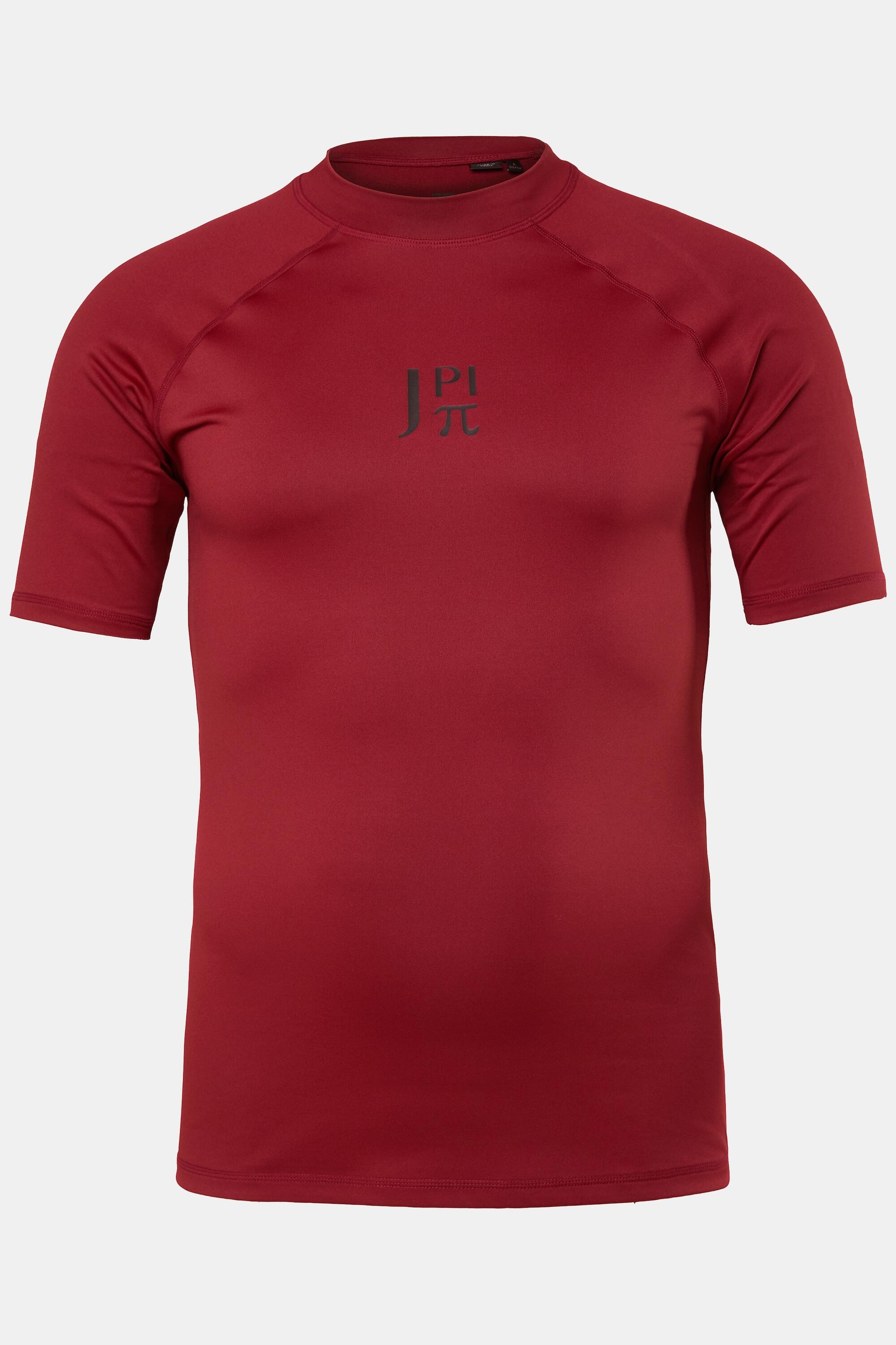 Hommes T-shirt de surf. Manches courtes et col montant. Protection UV 3/5