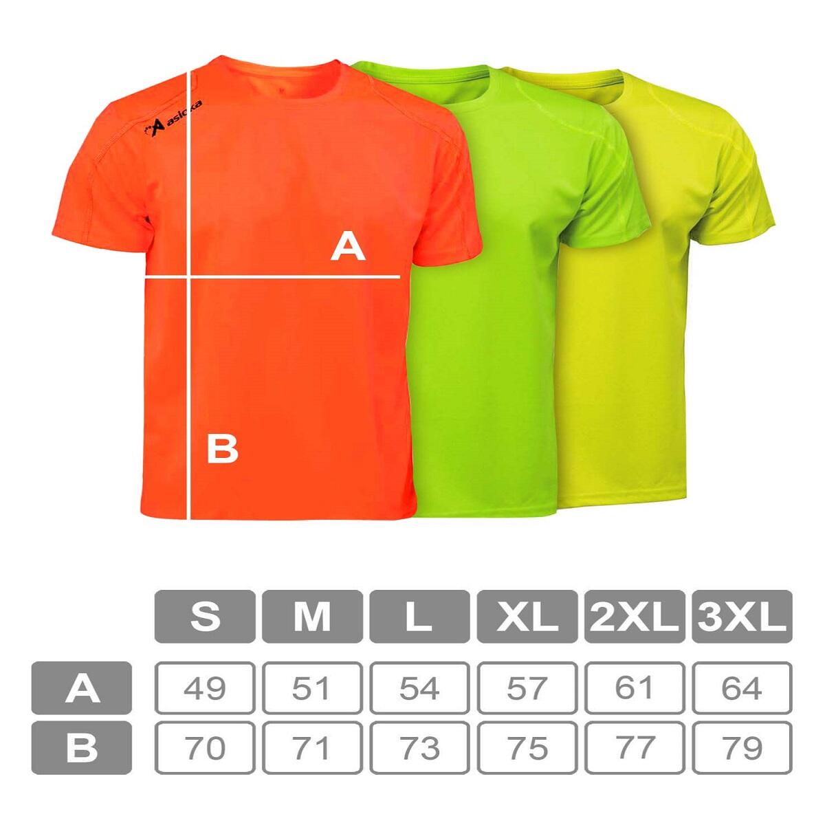 Pack de 3 T-shirts desportivas masculinas Asioka RIO.Secagem rápida. 4/7