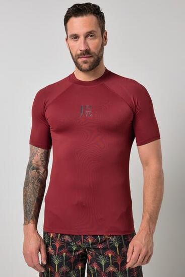 Hommes T-shirt de surf. Manches courtes et col montant. Protection UV