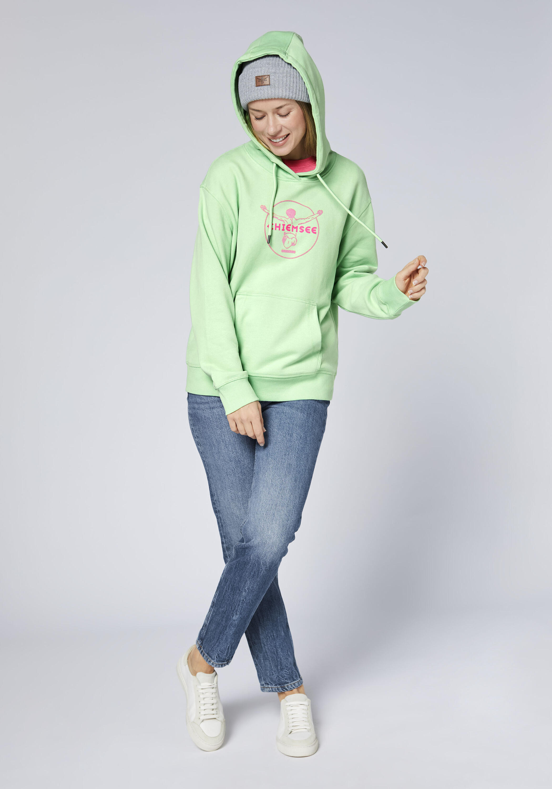Hoodie mit Kängurutasche 5/7