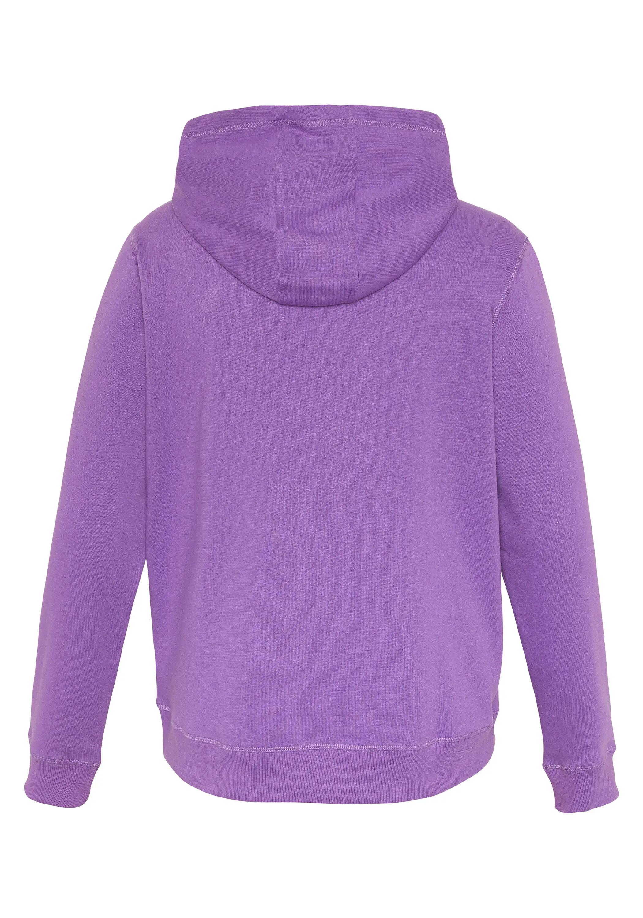 Kapuzenpullover im freshen Farbdesign mit Print 2/7