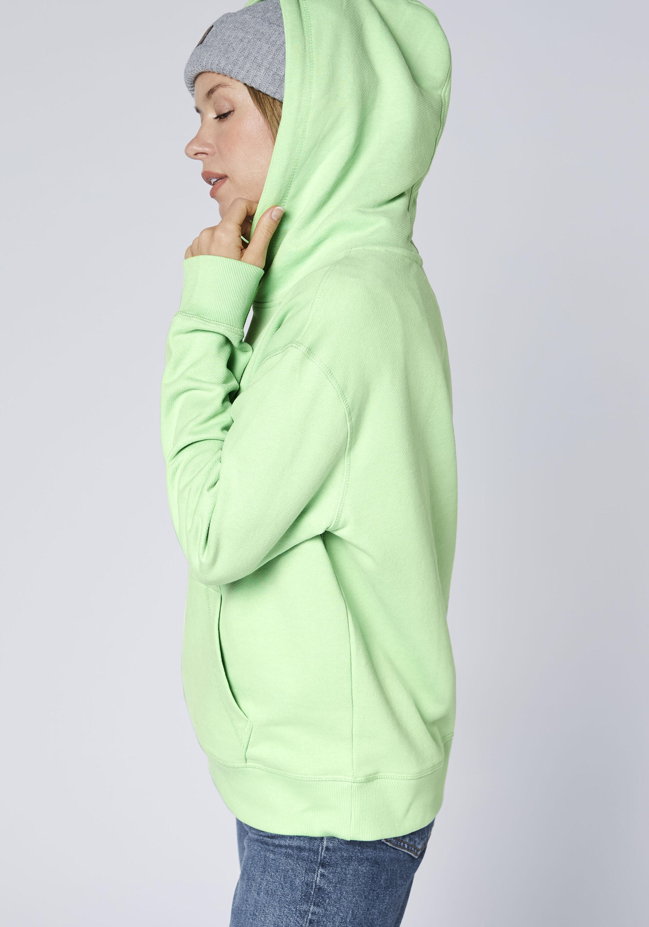 Hoodie mit Kängurutasche 6/7