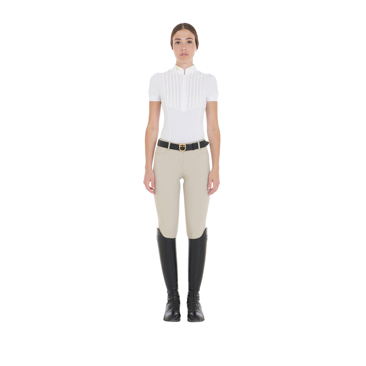 Damen sommer slim fit hose aus bi-stretch technischem spandexgewebe 7/7