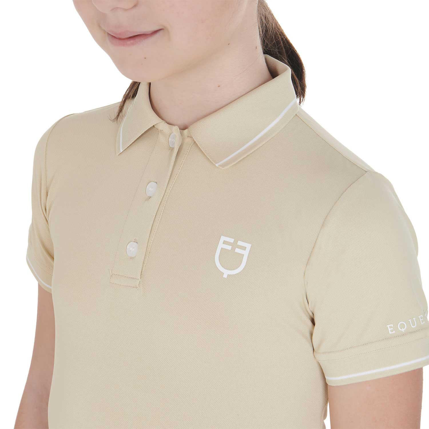 Polo infantil slim fit en tejido técnico antibacteriano 3/6