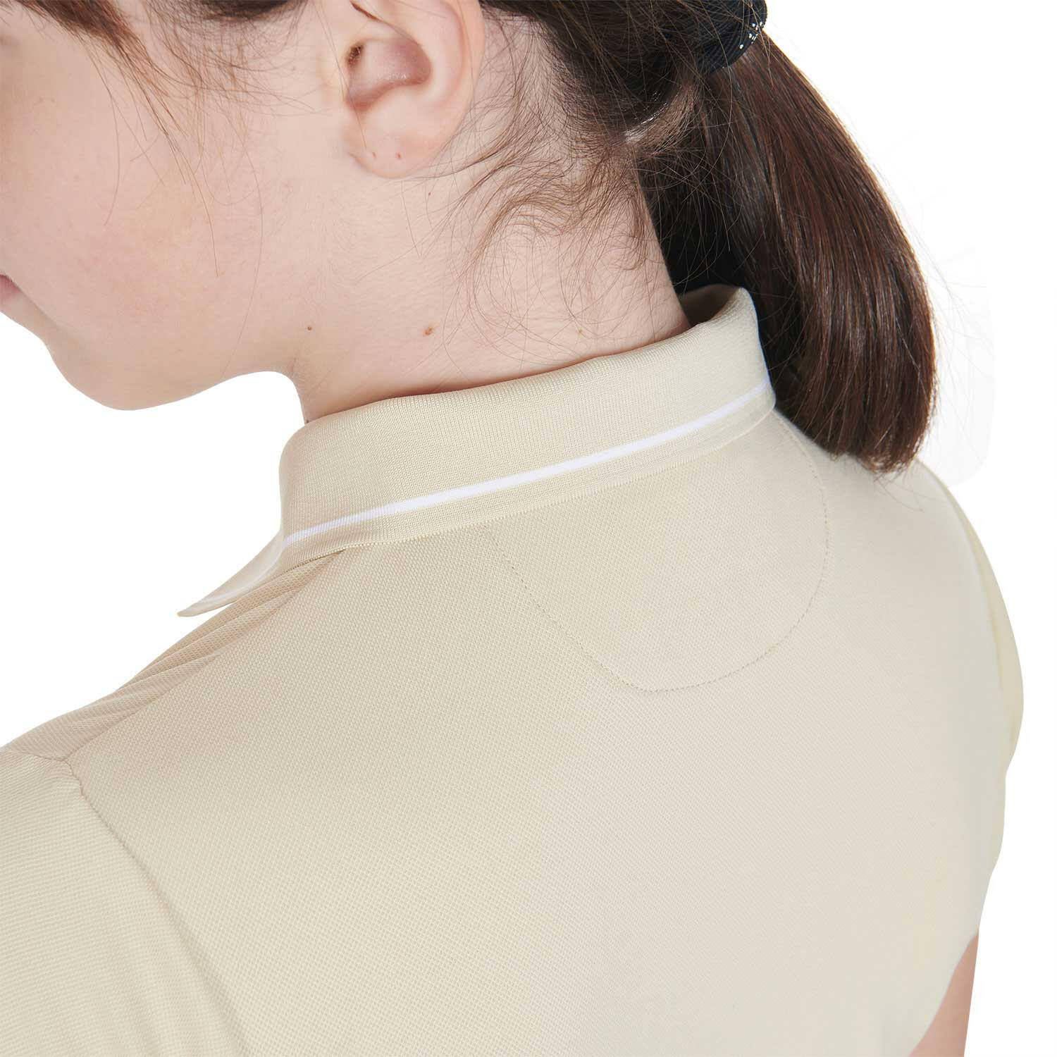 Polo infantil slim fit en tejido técnico antibacteriano 2/6