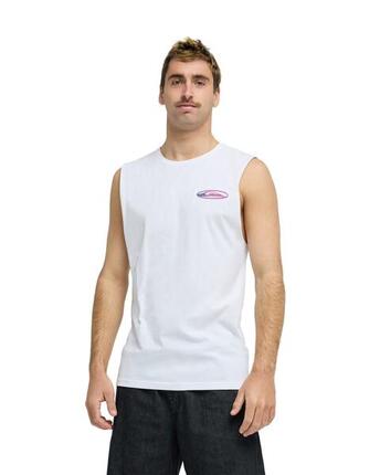 T-shirt sans manches EV QUIKGLOBE MUSCLE Blanc Homme