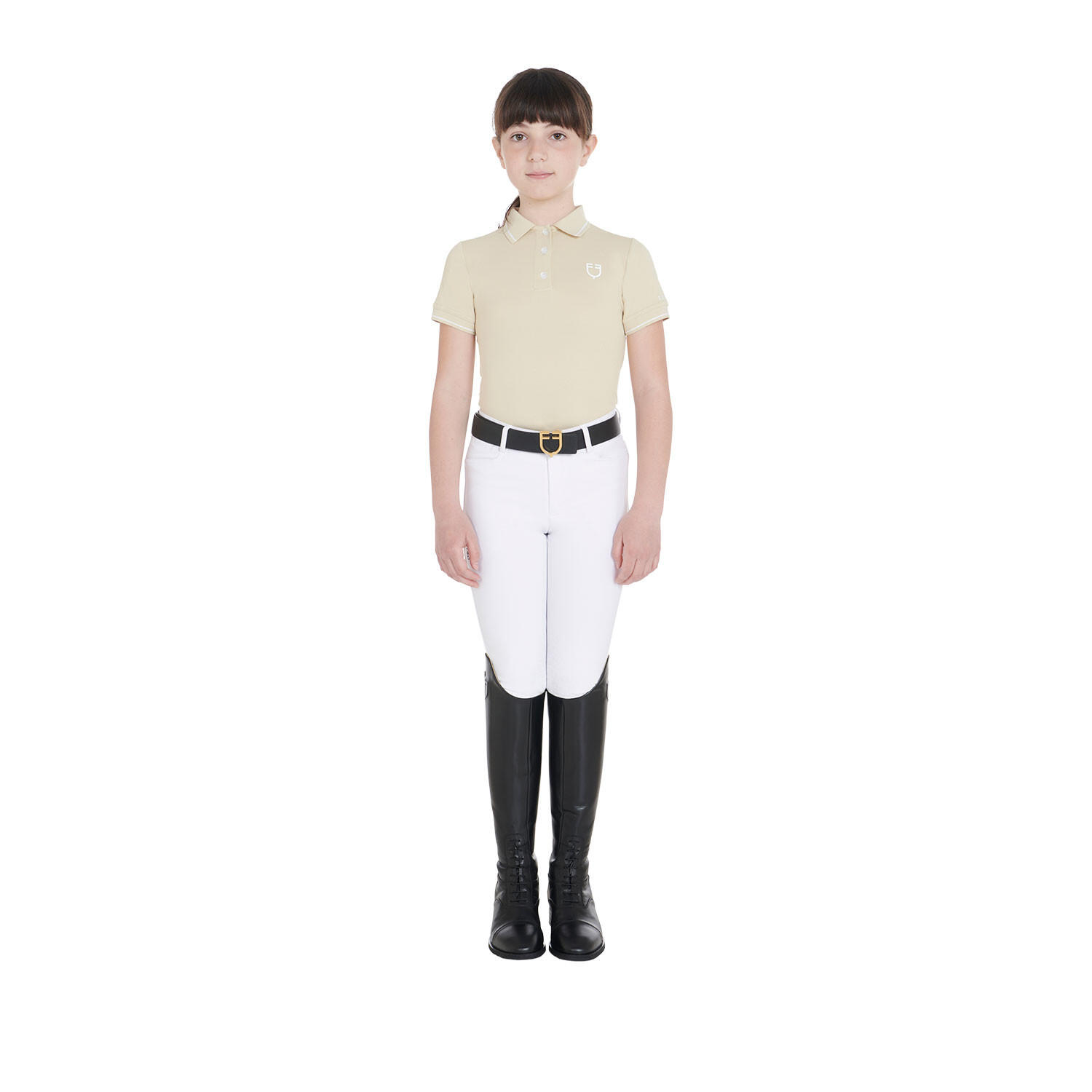 Polo infantil slim fit en tejido técnico antibacteriano 6/6