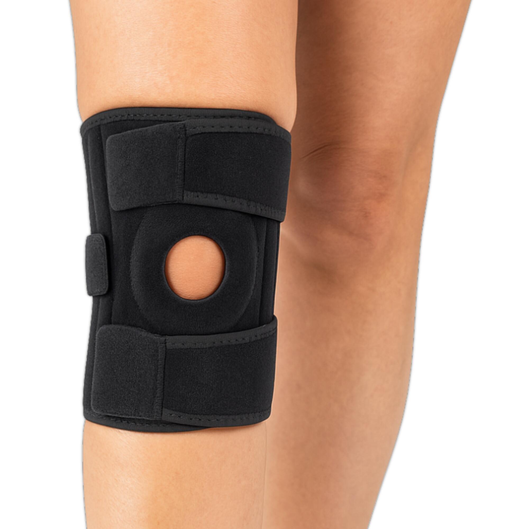 Kniebrace met Baleinen – One Size – Zwart 3/7