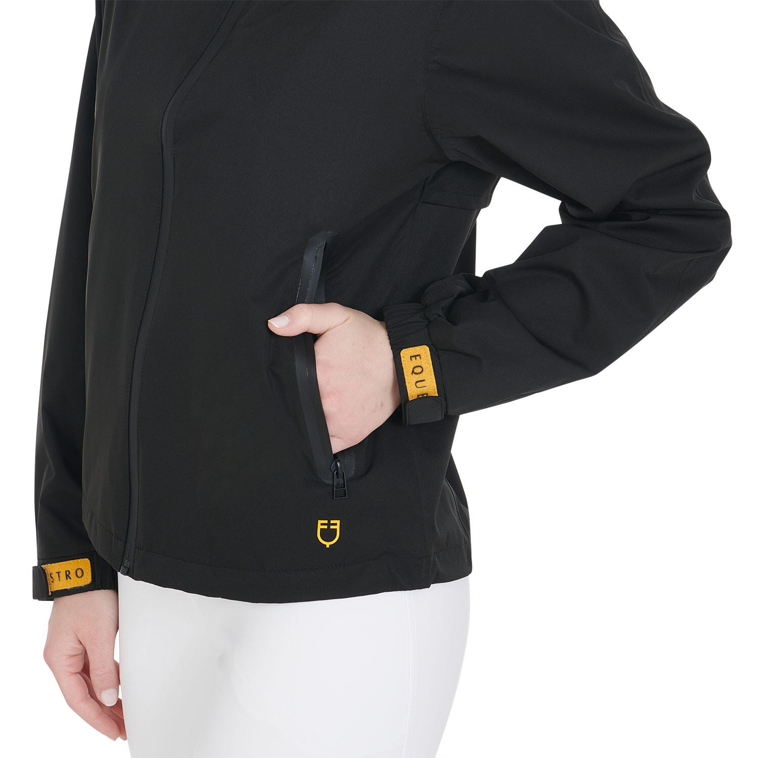Impermeable mujer técnico de tres capas 3/4