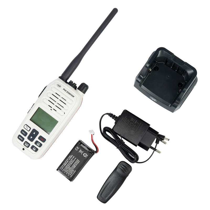 Statie radio maritima portabila 88 canale, meteo, Dual Watch, IP67