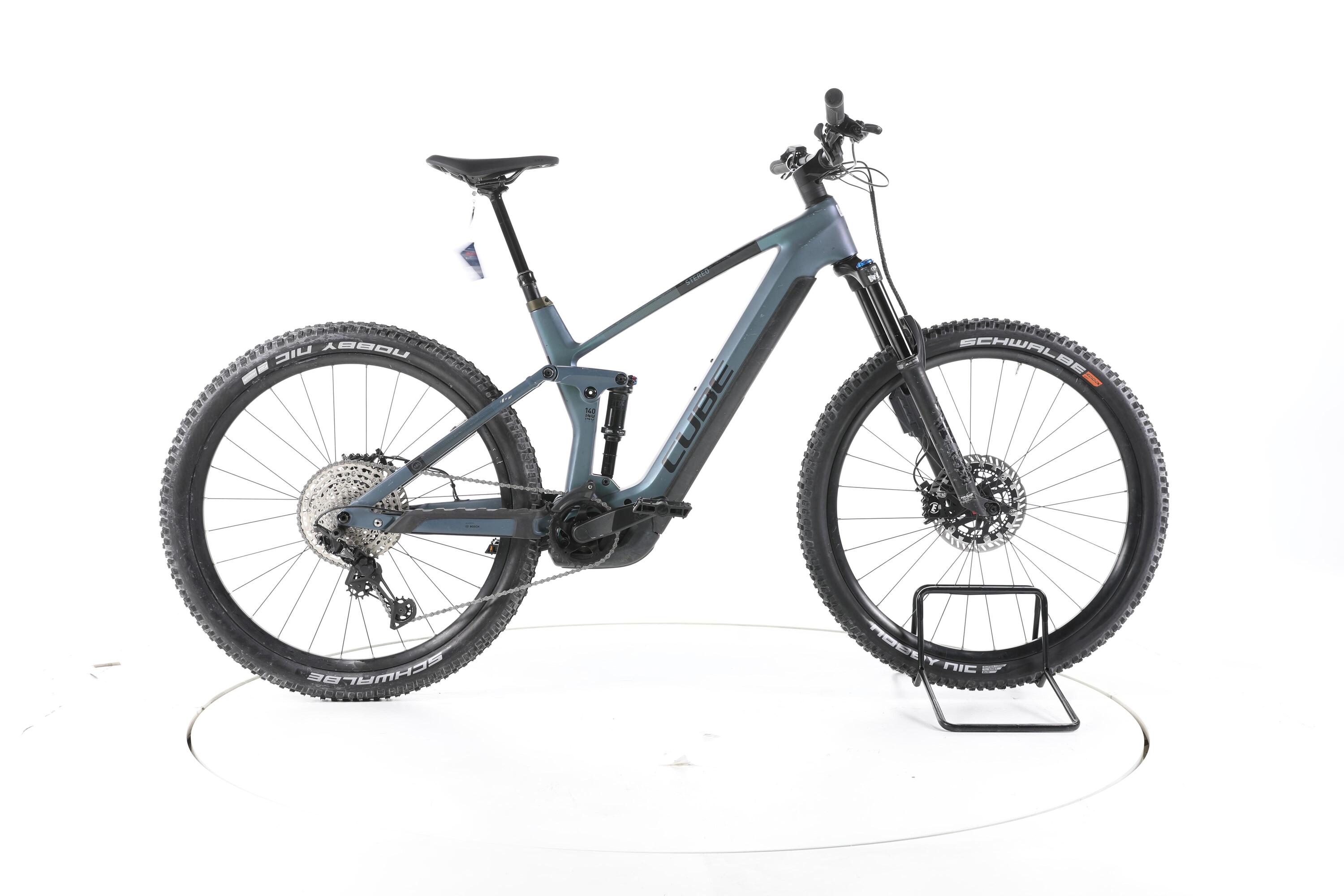 CUBE Reconditionné - Cube Stereo Hybrid 140 HPC ABS Vélo électrique Carbon  - Bon