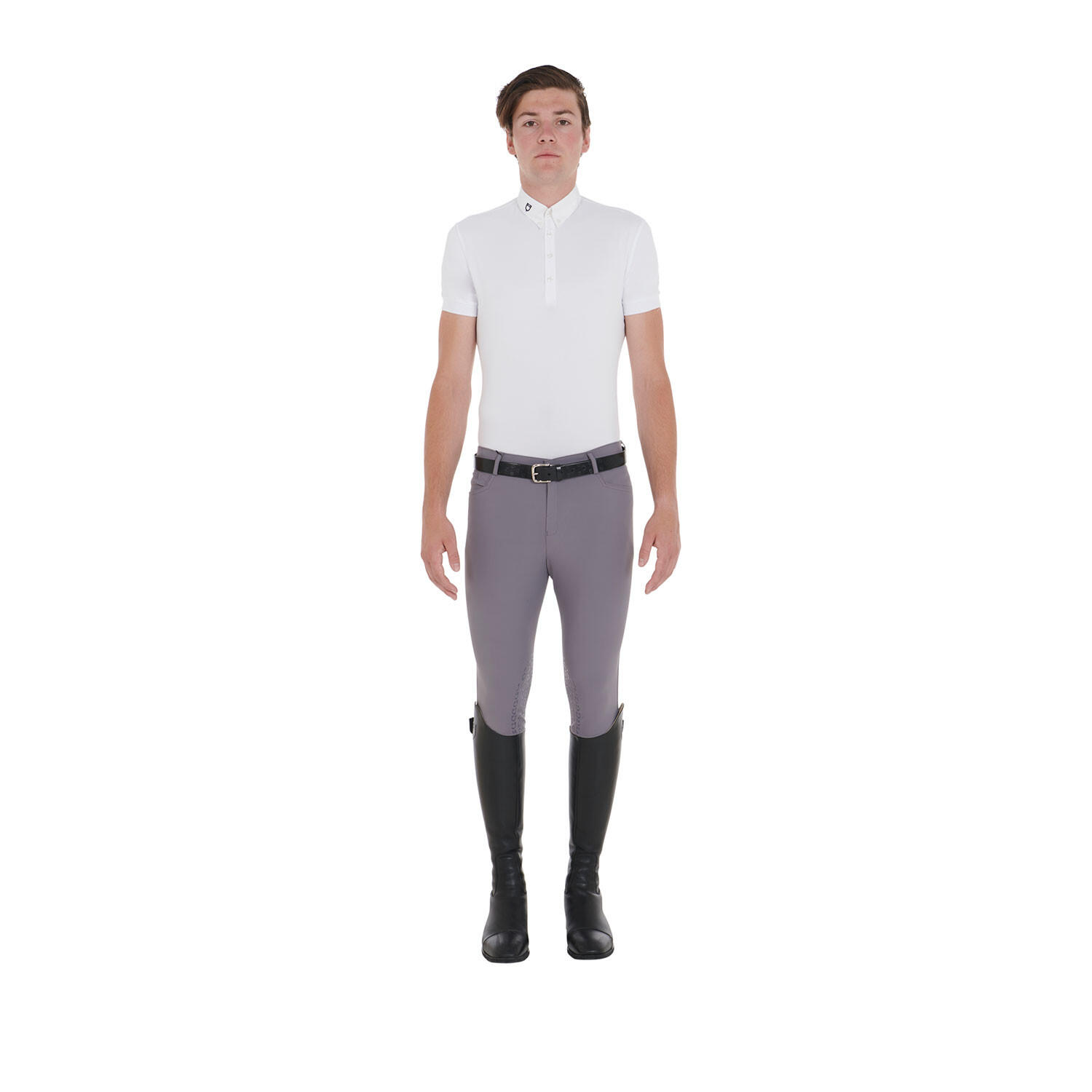 Pantaloni uomo estivi slim fit in tessuto tecnico bielastico 7/7