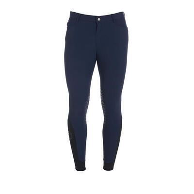 Heren zomer slim fit broek in bi-stretch technische stof