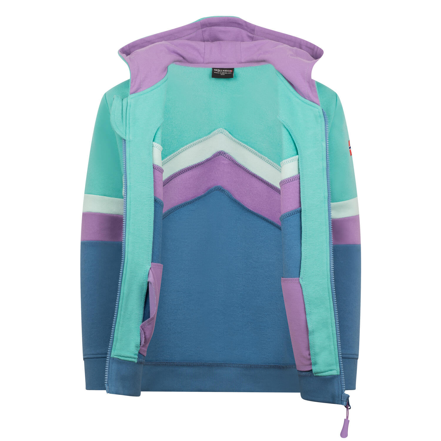 Sweatjacke Flekkefjord Outdoor girls 3/3