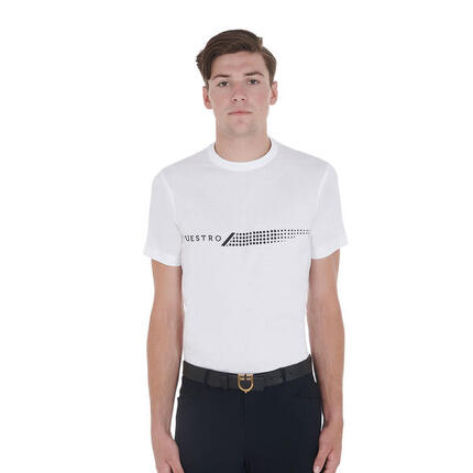 T-shirt homme coupe slim à imprimé contrasté