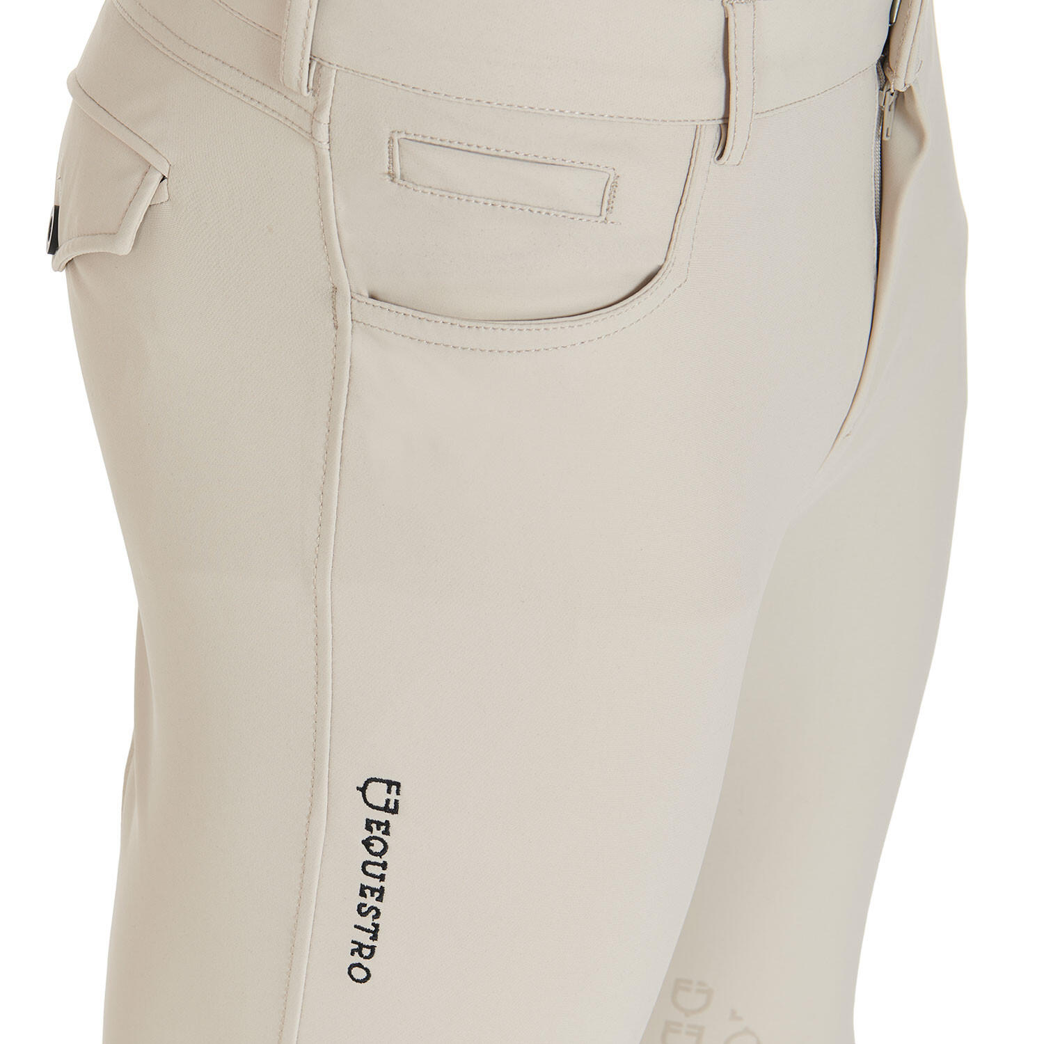 Heren zomer slim fit broek in bi-stretch technische stof 4/7