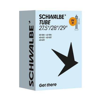 Schwalbe Schlauch DV19 27.5"/28"/29" Butyl 40 mm Ventil