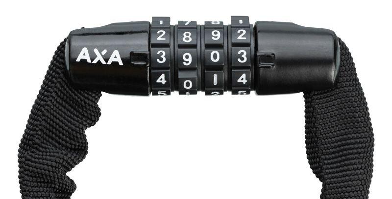 Candado cadena AXA Rigid RCC 120, código 4 dígitos, 120 cm, verde 2/2