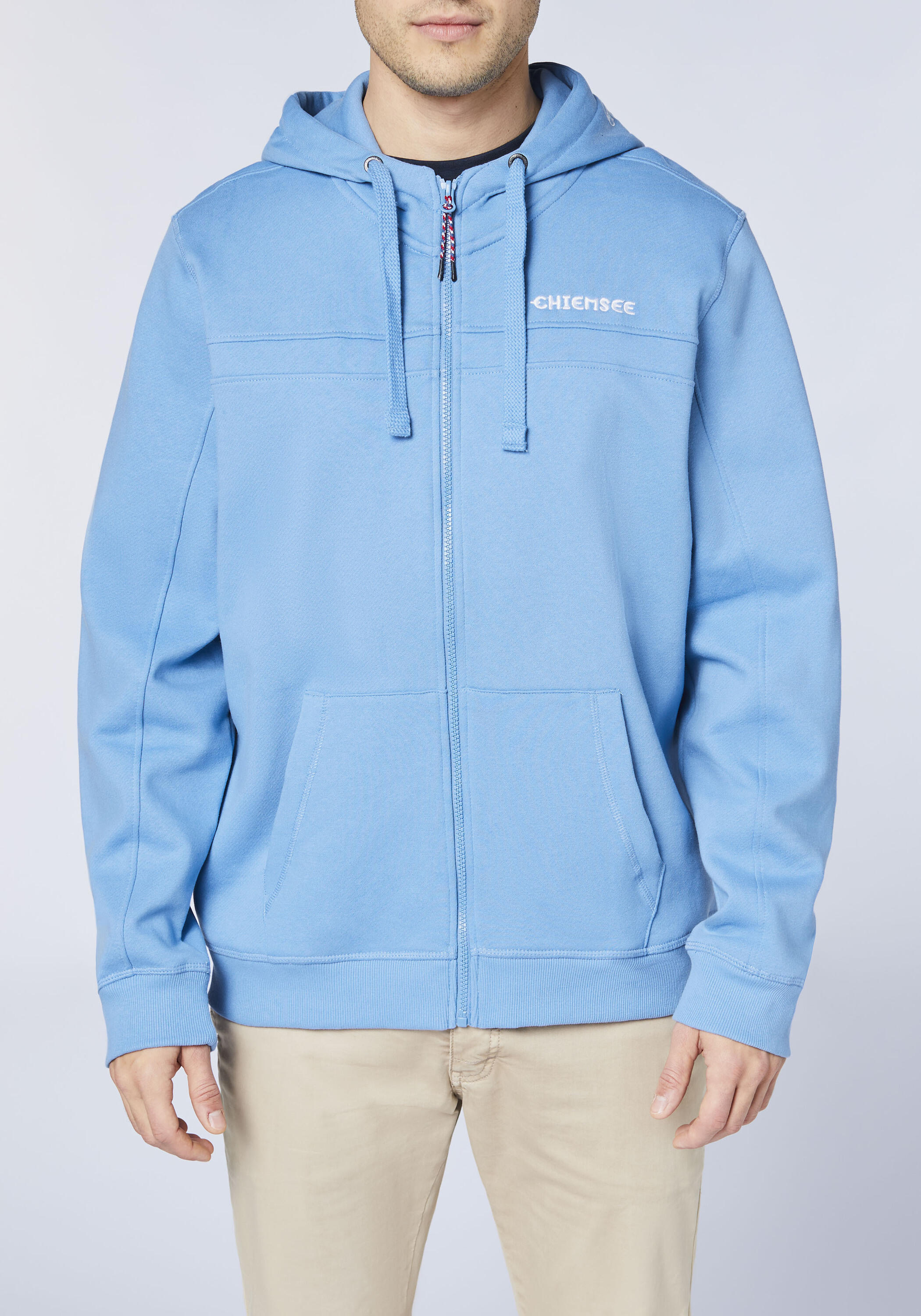 Kapuzensweatjacke mit Statement-Print und Logostick 7/7