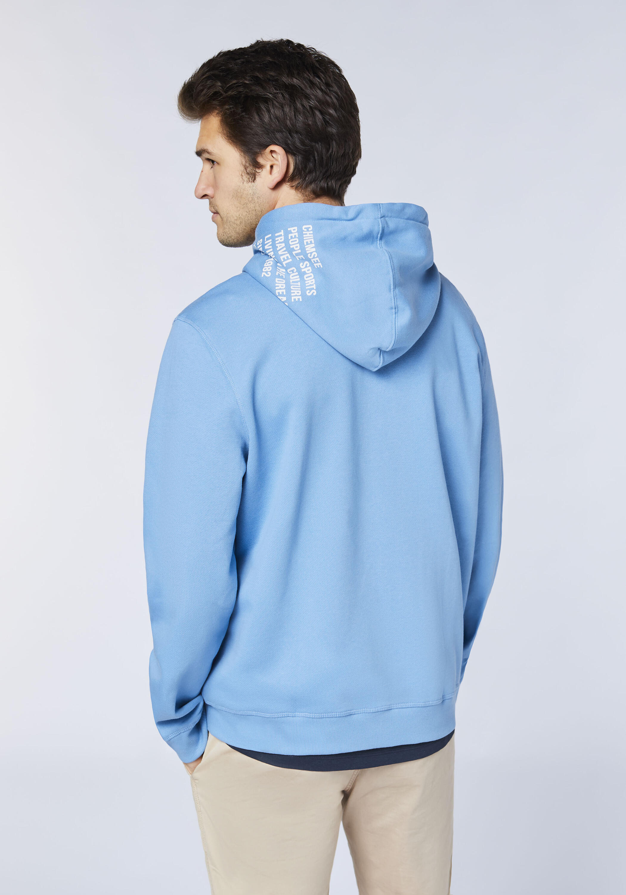 Kapuzensweatjacke mit Statement-Print und Logostick 4/7