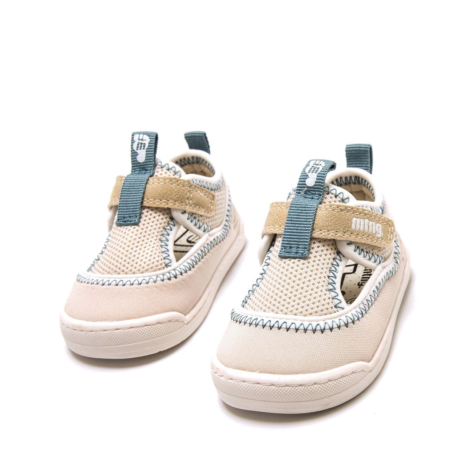 sandálias menina barefoot mtng free baby bege 6/7
