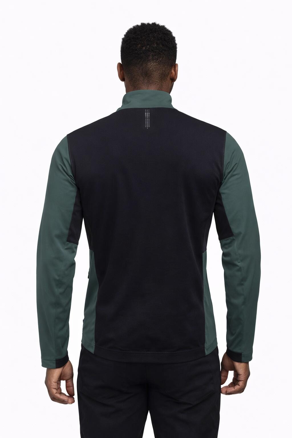 OSKAR Hybrid Softshell Jacke mit atmungsaktivem Mesh-Rückeneinsatz Herren 2/5