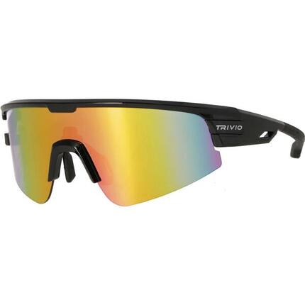 Lunettes vélo Trivio Octo noires Revo rose avec adaptateur pour verres