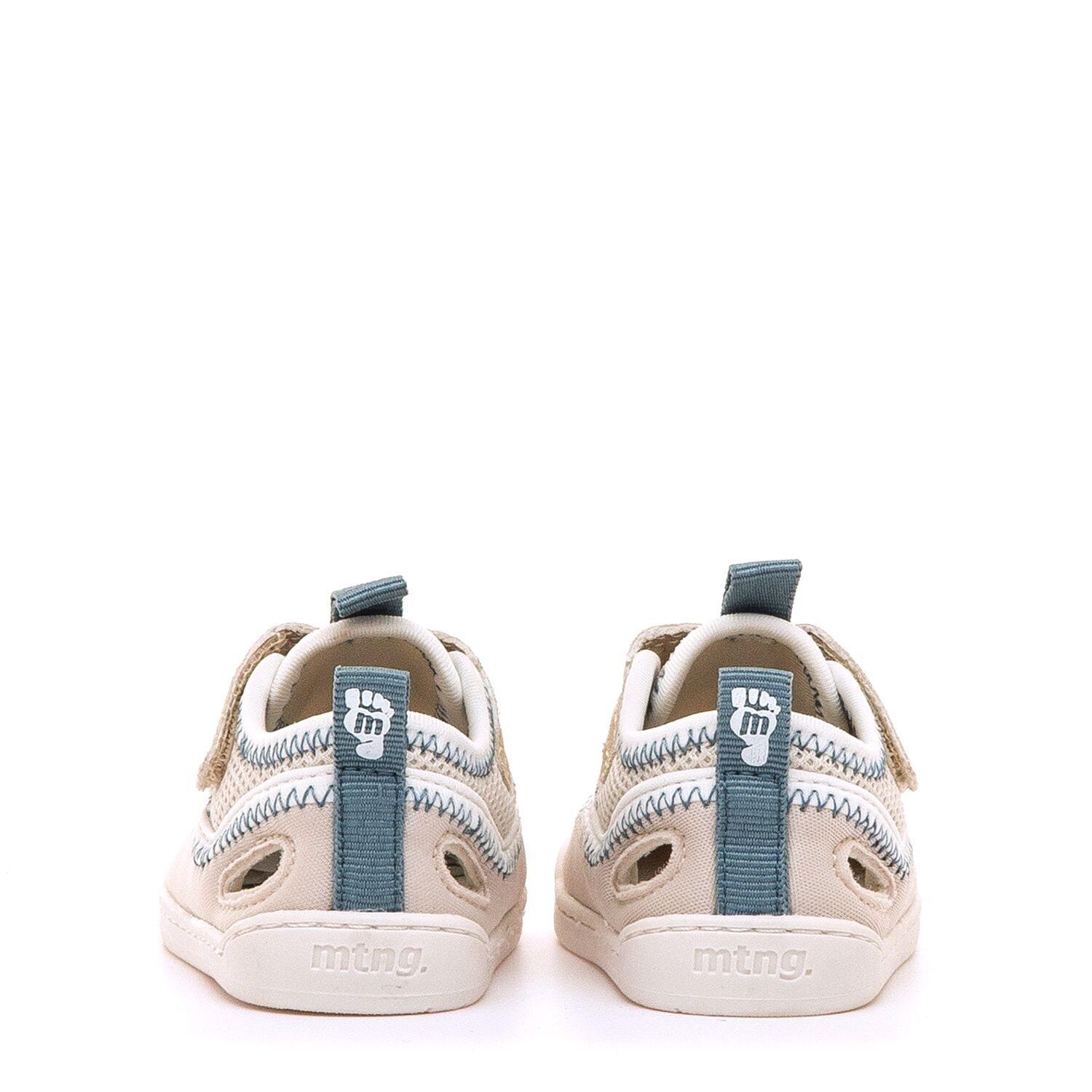 sandálias menina barefoot mtng free baby bege 5/7