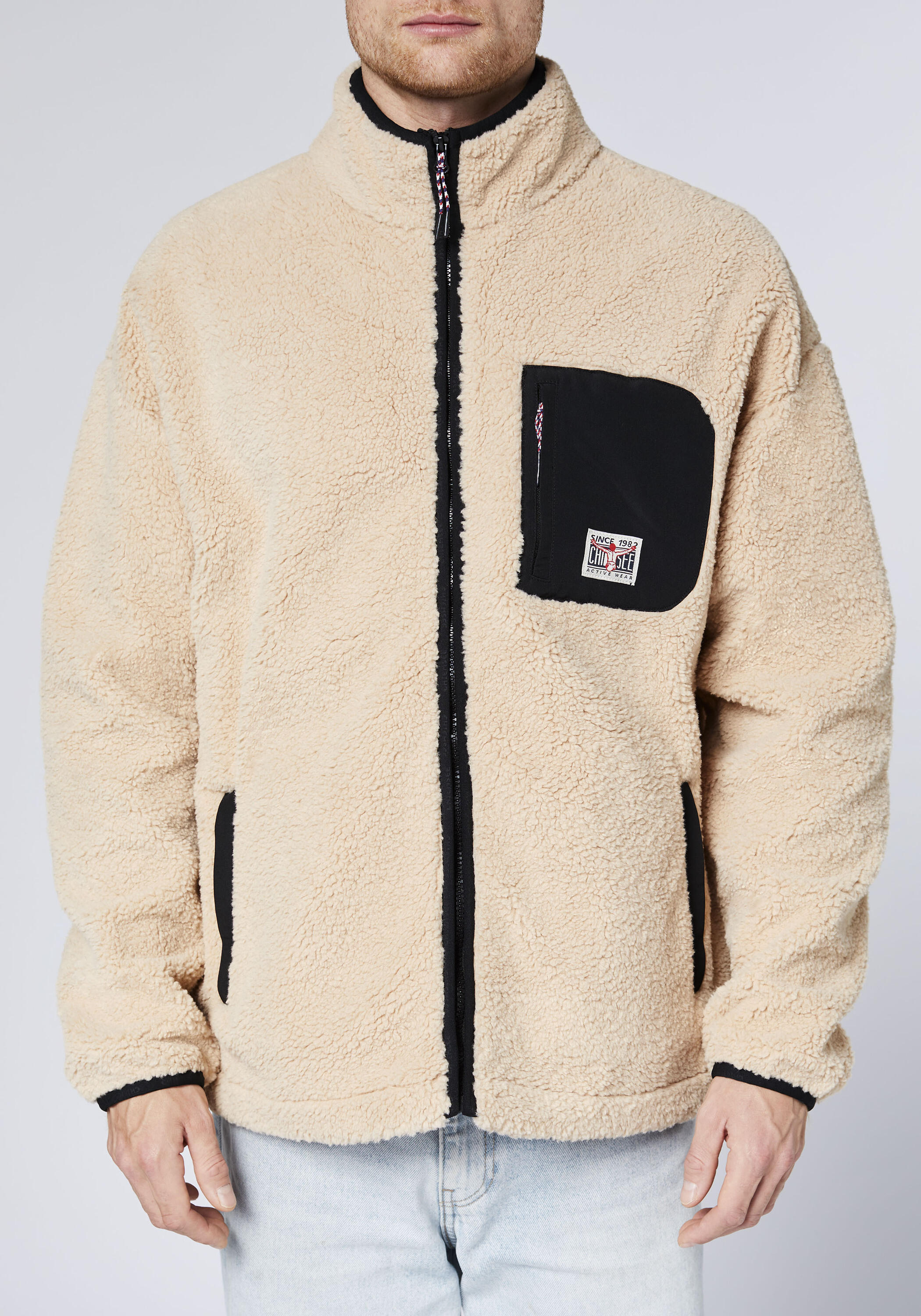 Fleecejacke mit Stehkragen 7/7