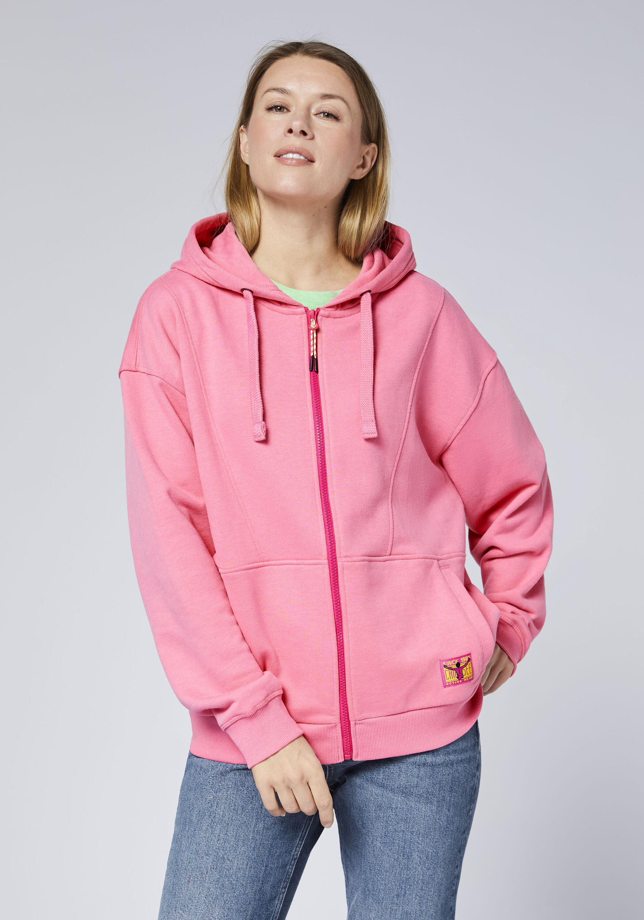 Sweatjacke aus weichem French Terry 3/7