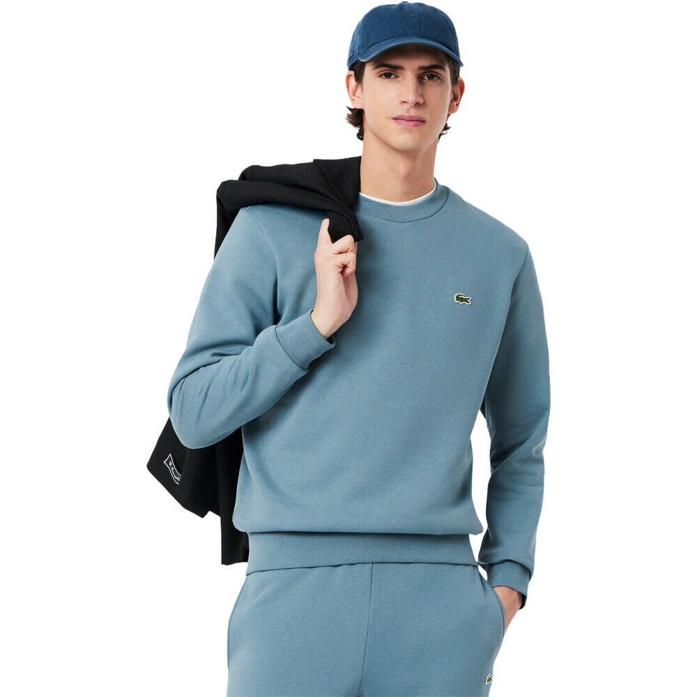 Lacoste Herren Sport Bio Cotton Fleece Crew Pullover - SH9608 3/5